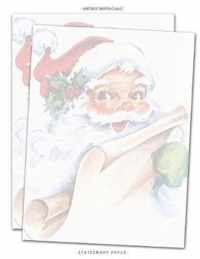 Vintage Santa Claus Stationary Paper