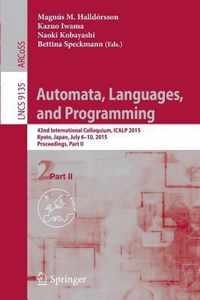 Automata Languages and Programming