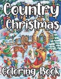 Country Christmas Coloring Book