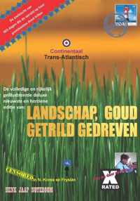 Landschap,goud getrild gedreven