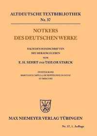 Notkers Des Deutschen Werke