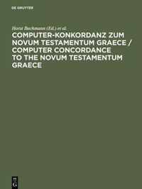 Computer-Konkordanz zum Novum Testamentum Graece