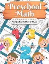 Preschool Math Workbook for Toddlers Ages 2-4