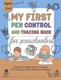 My First Pen Control And Tracing Book For Preschoolers