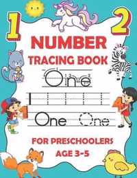 Number tracing book for preschoolers ages 3-5