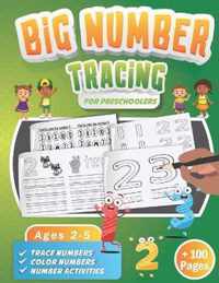 Big Number Tracing Book for Preschoolers