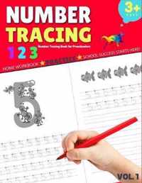 Number Tracing Book for Preschoolers