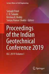 Proceedings of the Indian Geotechnical Conference 2019