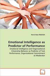 Emotional Intelligence as Predictor of Performance