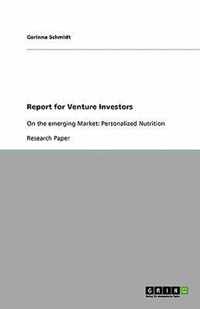 Report for Venture Investors: On the emerging Market