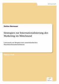 Strategien zur Internationalisierung des Marketing im Mittelstand