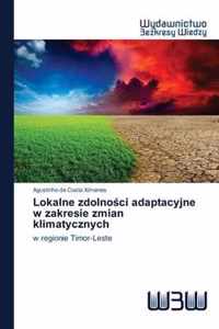 Lokalne zdolnoci adaptacyjne w zakresie zmian klimatycznych