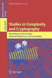 Studies in Complexity and Cryptography