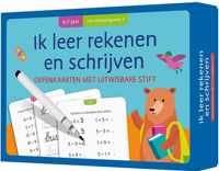 Oefenkaarten met uitwisbare stift - Ik leer rekenen en schrijven 6-7 jaar groep 3