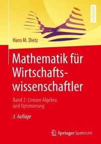 Mathematik Fur Wirtschaftswissenschaftler: Band 2