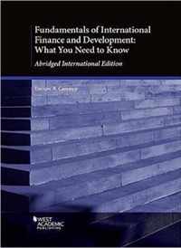 Fundamentals of International Finance and Development