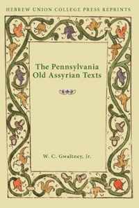 The Pennsylvania Old Assyrian Texts