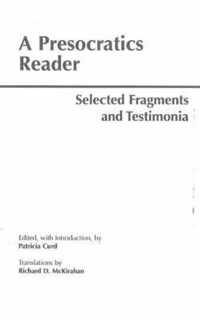 Presocratics Reader