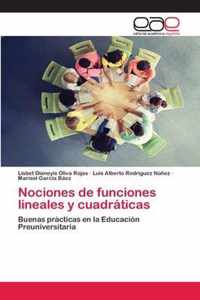 Nociones de funciones lineales y cuadraticas