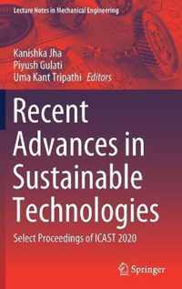 Recent Advances in Sustainable Technologies