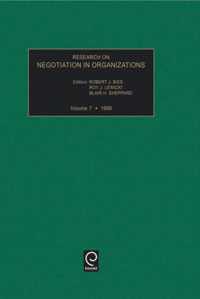 Research on Negotiation in Organizations, Volume 7