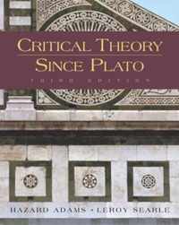 Critical Theory Since Plato