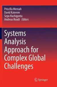 Systems Analysis Approach for Complex Global Challenges