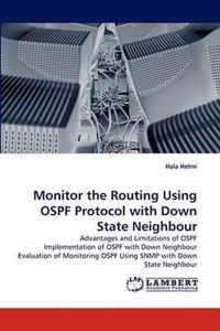 Monitor the Routing Using Ospf Protocol with Down State Neighbour