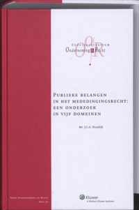 Onderneming en recht 52 - Publieke belangen in het mededingingsrecht