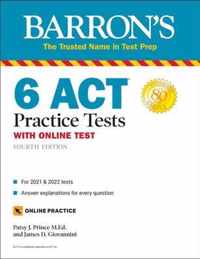 6 ACT Practice Tests with Online Test