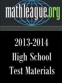 High School Test Materials 2013-2014