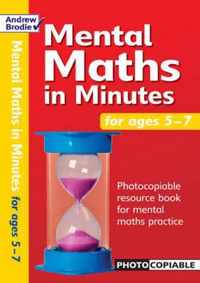 Mental Maths in Minutes for Ages 5-7