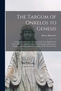 The Targum of Onkelos to Genesis