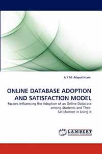 Online Database Adoption and Satisfaction Model