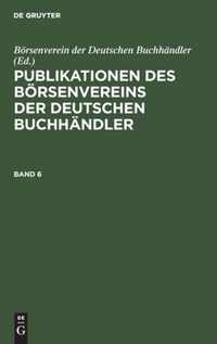 Publikationen des Boersenvereins der Deutschen Buchhandler