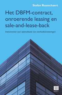 Het dbfm-contract, onroerende leasing en sale-and-lease-back