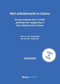 Tekstuitgaven  -  Wet arbeidsmarkt in balans 2019/2020