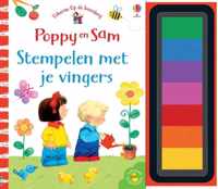 Stempelen met je vingers 1 -   Poppy en Sam Stempelen met je vingers