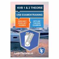 Vaarbewijs 1 en 2  USB-Stick Pleziervaartbewijs Examentraining  10 examens KVB 1 + 5 examens KVB 2 - Ontworpen voor het CBR KVB 1 en 2 Examen