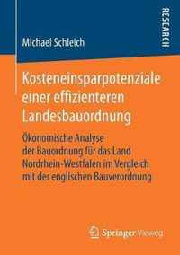 Kosteneinsparpotenziale einer effizienteren Landesbauordnung