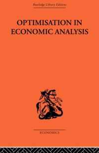 Optimisation in Economic Analysis