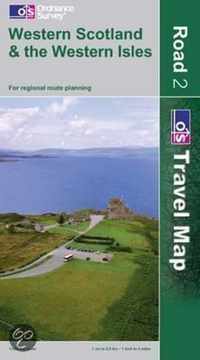 Travel Map - Road 2. Western Scotland And The Western Isles 1 : 250 000