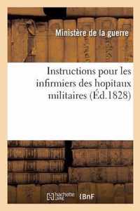 Instructions Pour Les Infirmiers Des Hopitaux Militaires