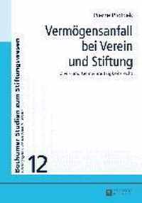 Vermoegensanfall Bei Verein Und Stiftung