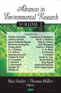 Advances in Environmental Research