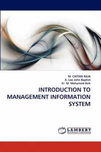 Introduction to Management Information System