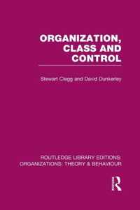 Organization, Class and Control