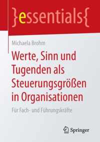 Werte Sinn und Tugenden als Steuerungsgroessen in Organisationen