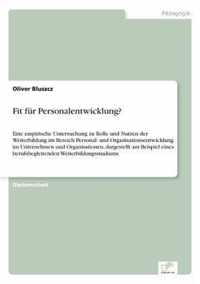 Fit fur Personalentwicklung?