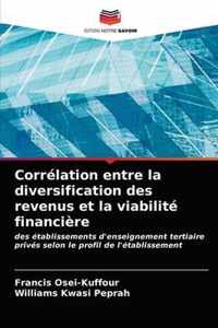 Correlation entre la diversification des revenus et la viabilite financiere